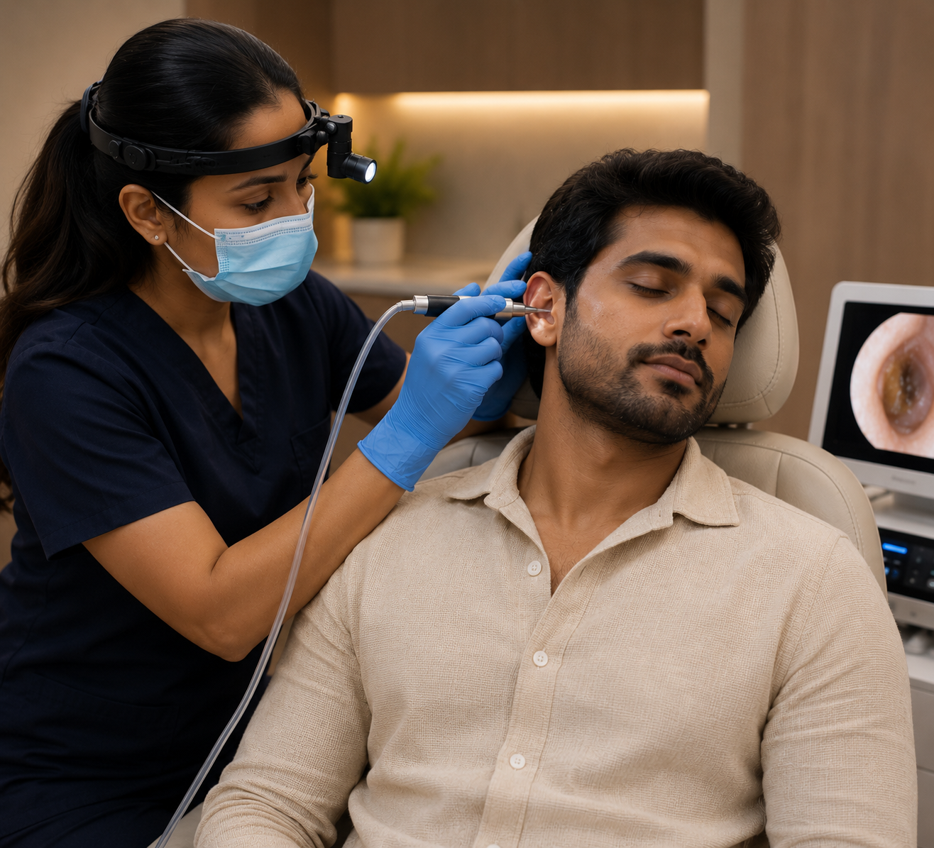 Ear irrigation
